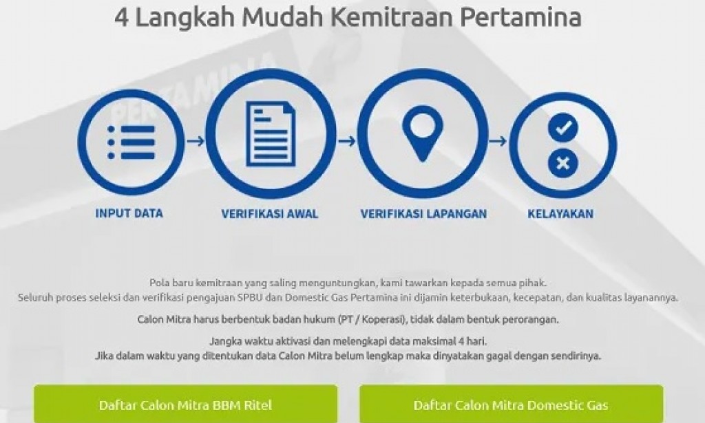 Syarat dan Cara Bergabung Kemitraan Pertamina, Pertashop