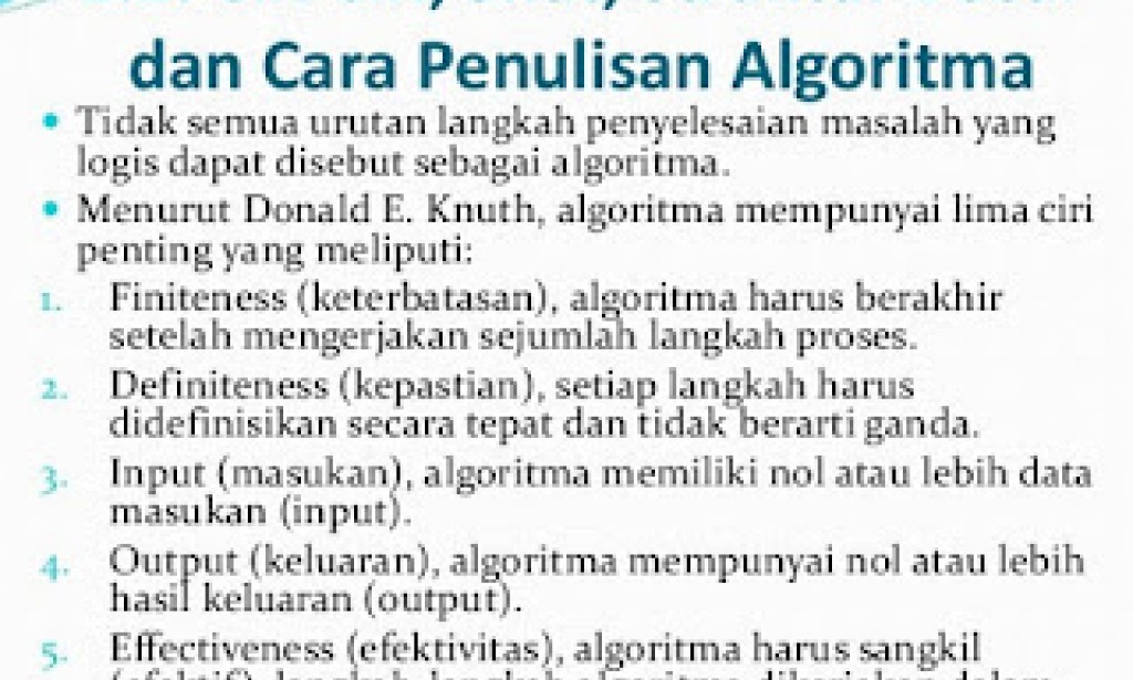 Struktur Dasar, dan Cara Penulisan Algoritma yang Benar