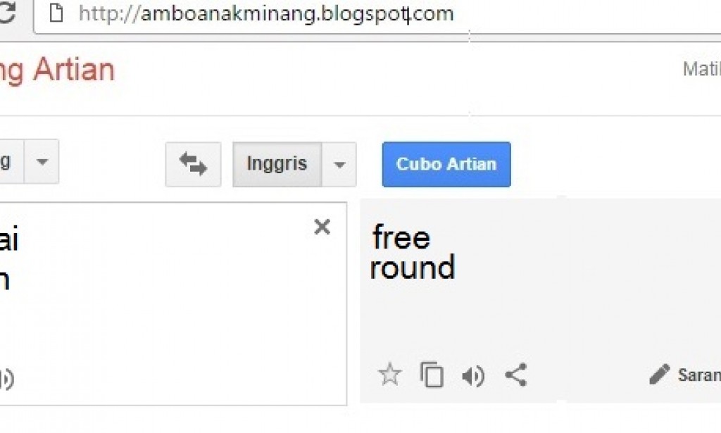 Kata Kata dalam Bahasa Minang yang digunakan dalam Bahasa Inggris