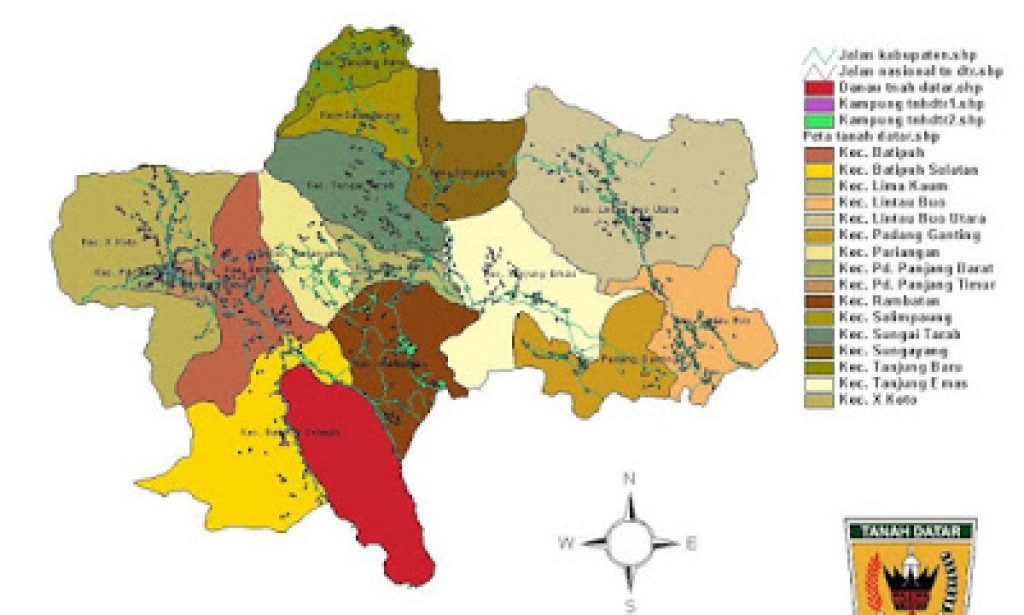 Sejarah Penamaan dan Cakupan Wilayah Luhak Tanah Data