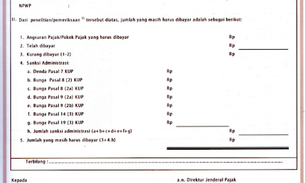 Tujuan, Fungsi dan Kapan Penerbitan Surat Tagihan Pajak