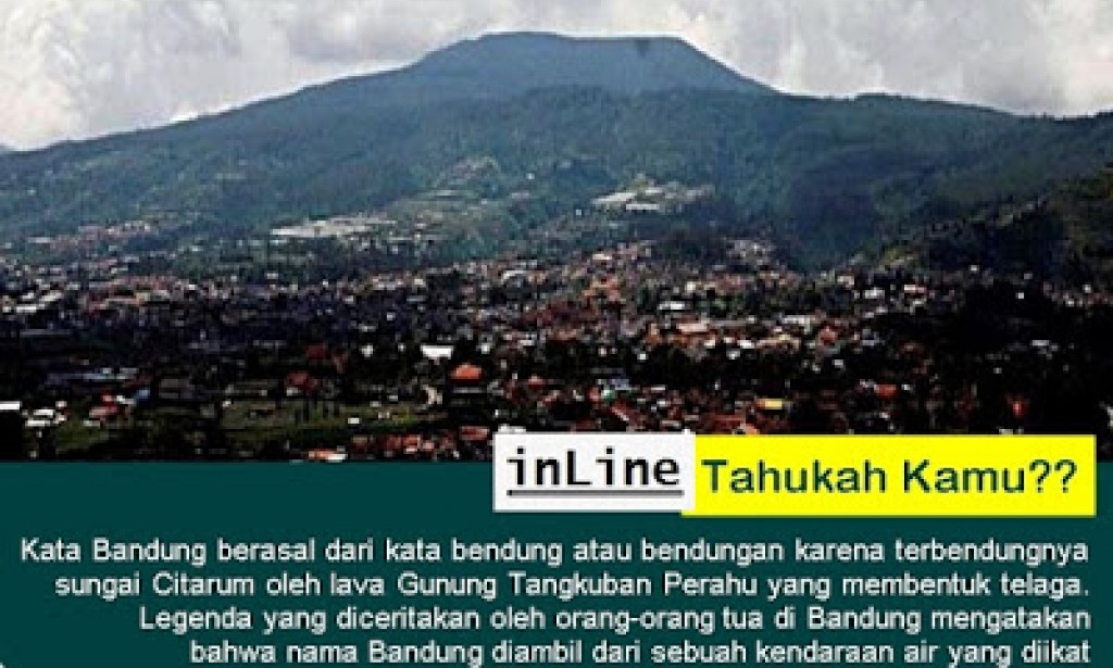 Asal Usul Nama Kota Bandung