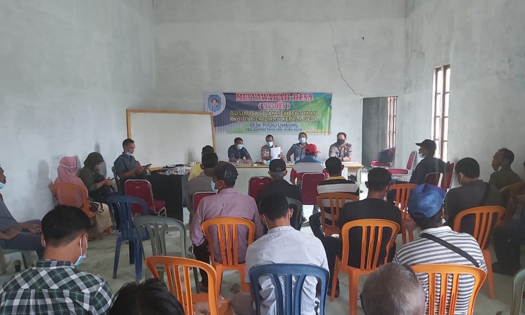 Pembentukan Pemilihan PPKD (Panitia Pemilihan Kepala Desa) dan Panwas Desa Pulau Limbung.