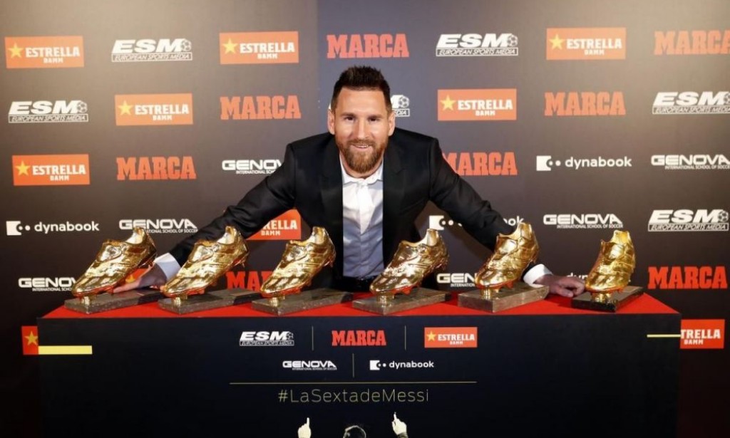Pemain dengan Koleksi Gelar Sepatu Emas Eropa Terbanyak