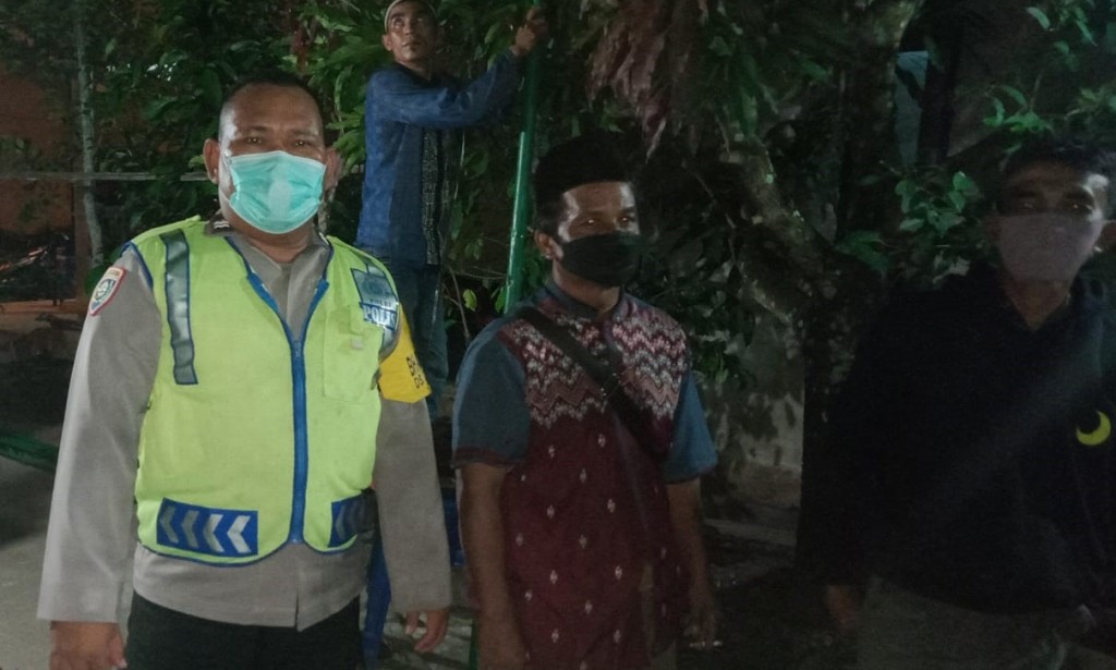 Bhabinkamtibmas Desa Teluk Kapuas Lakukan Sambang Duka Kepada Warga Binaan
