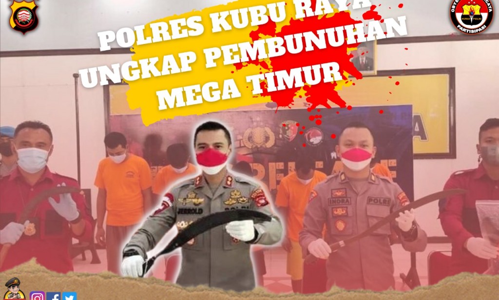 Pembunuhan di Kubu Raya Berawal dari Perselingkuhan Korban serta Istri Pelaku