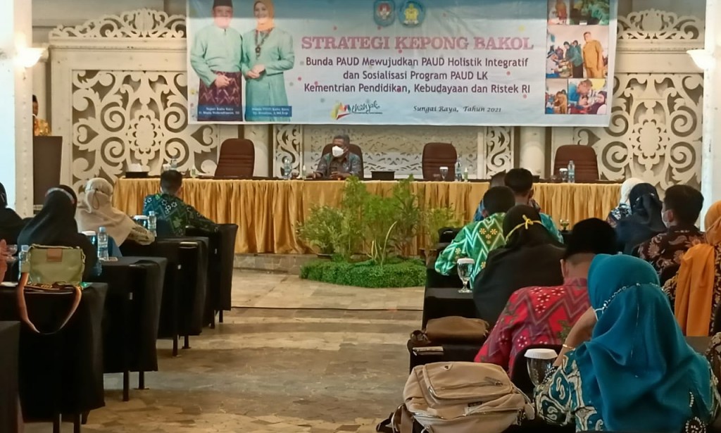 Bupati Kubu Raya H.Muda Mahendrawan SH, Hadir Pada Kegiatan Pelaksanaan Pendidikan Anak Usia Dini ( PAUD-LK ) Kab. Kubu Raya.