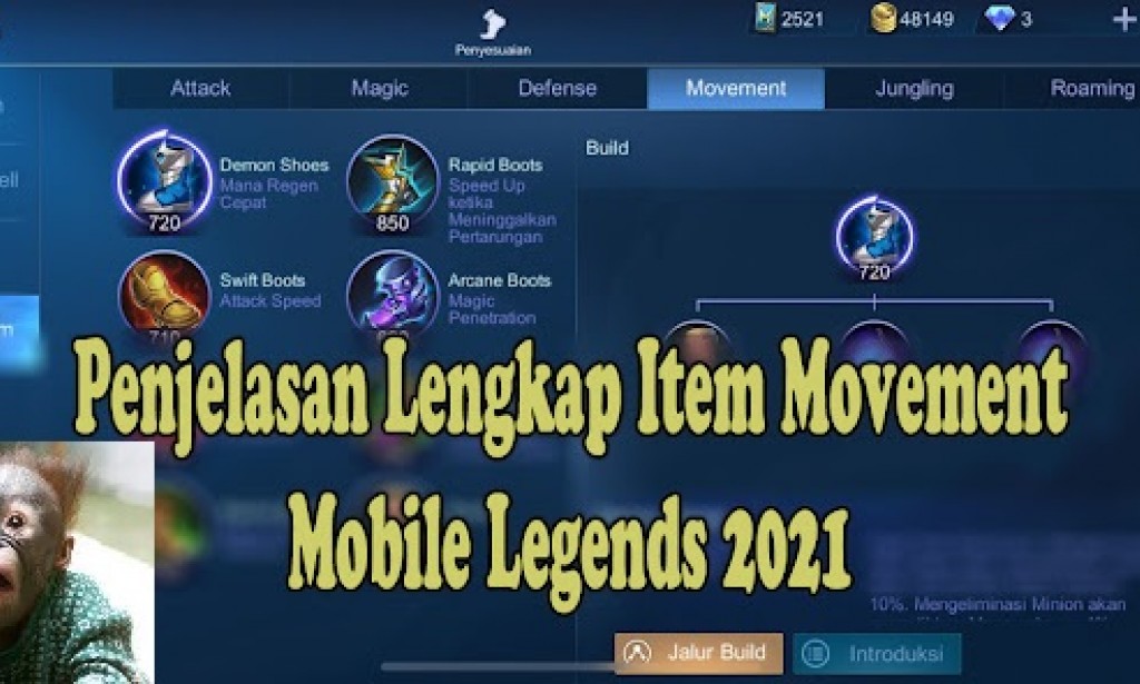 Mengenal Item Movement Mobile Legends