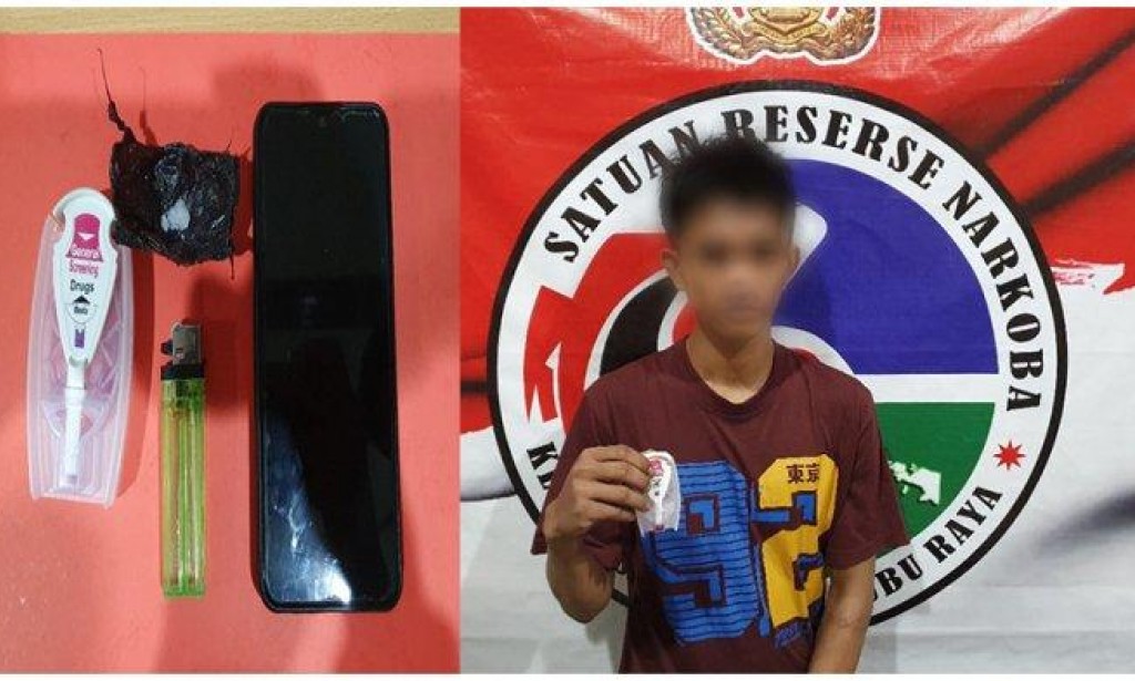 Seorang Pria Diduga Pengedar Sabu di Sungai Raya ditangkap Sat Nakoba Polres Kubu Raya