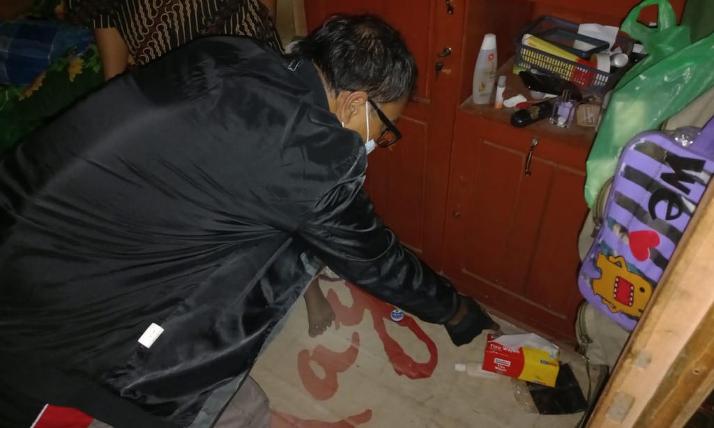 Reaksi Cepat !! Personil Polsek Sungai Raya Datangi TKP Pencurian