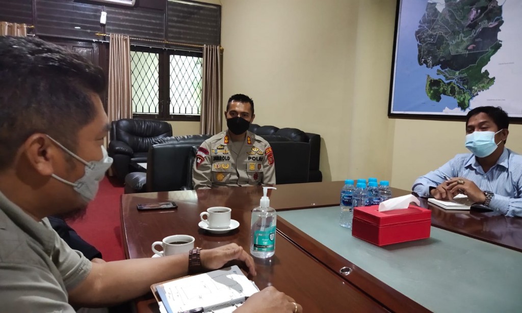 Kapolres Kubu Raya Terima Kunjungan Pengurus Perkumpulan Merah Putih.