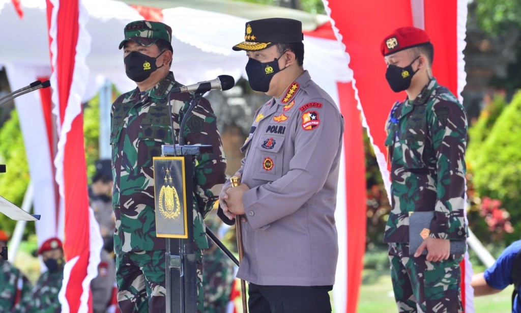 Pimpin Apel Pasukan Sambut Wisman di Bali, Kapolri: Sebagai Gerbang Terakhir Tolong Disiplin