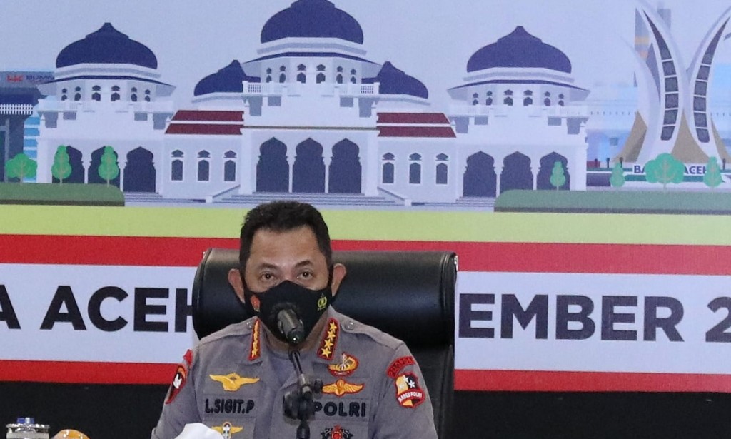 Akselerasi Vaksinasi di Aceh, Kapolri Minta TNI-Polri Sinergi dengan Tokoh Agama dan Adat