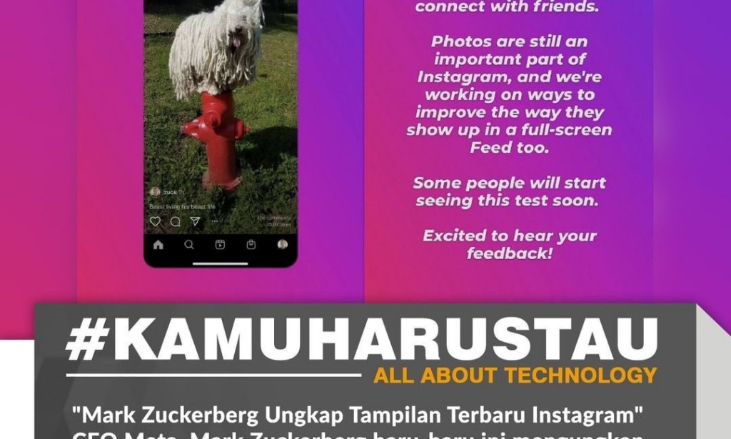 Instagram punya tampilan baru?